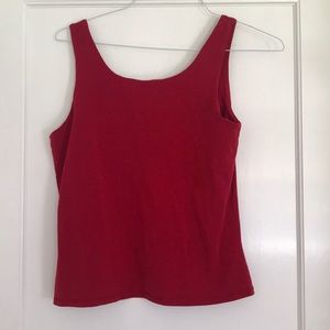 J Jill tank top with shelf bra inside